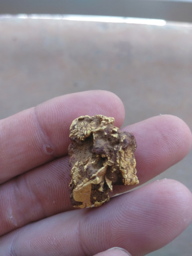 Ugly bit of crystalline gold specimen Img_2017