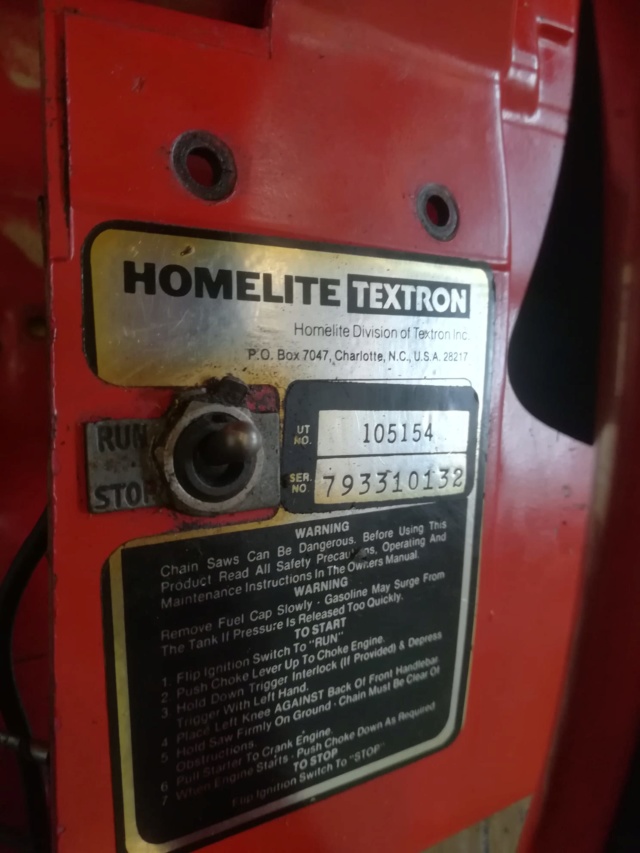 Homelite Textron XL 74da6310