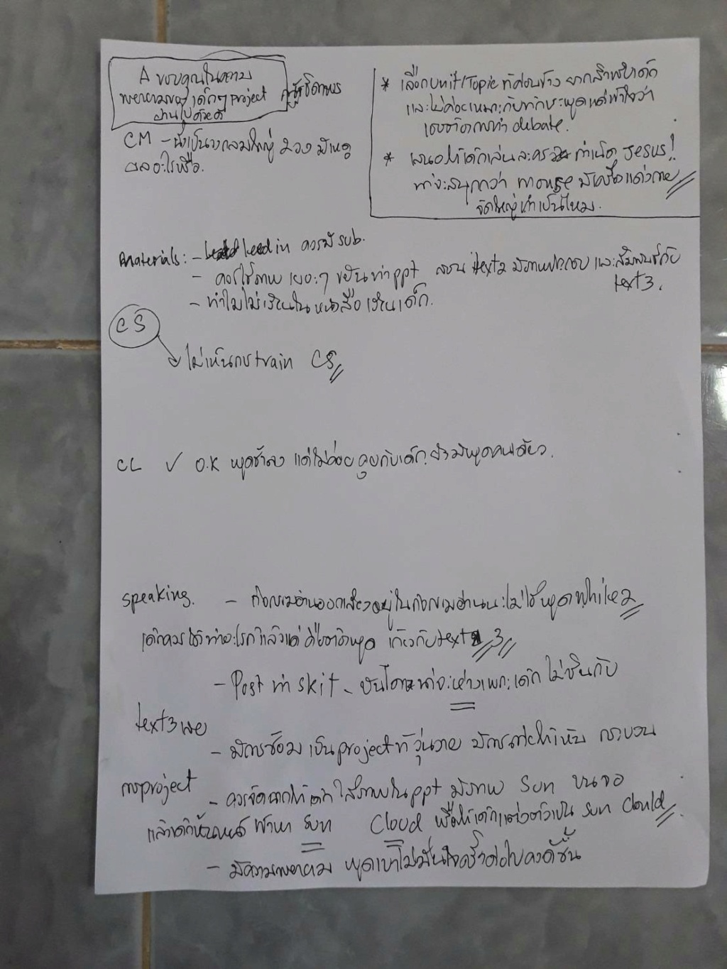 052 ณัฐธิดาพร   สายสุด Speaking+CS 16097410