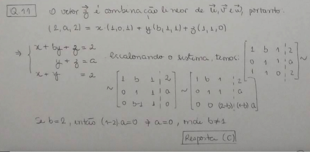 Algebra Linear - Combinacao linear Captur60