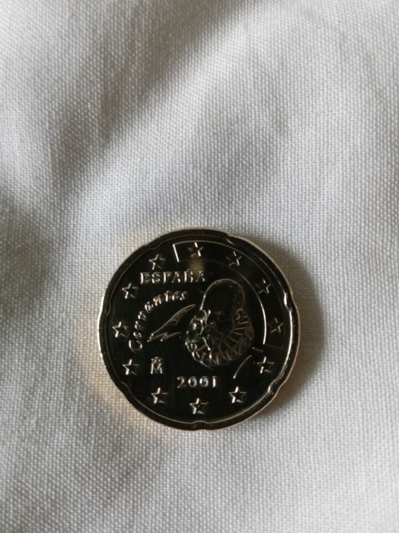 Moneda 20 Céntimos España 2001. 20220915