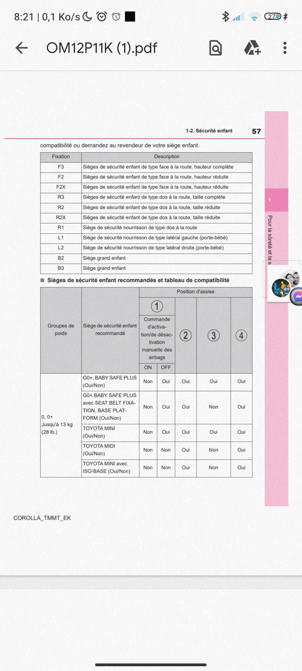 Recherche 3 sièges auto Screen11