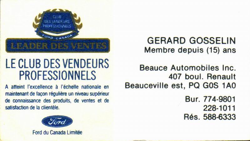 AUTO - Les anciens dealers Ford au Québec Beauce10