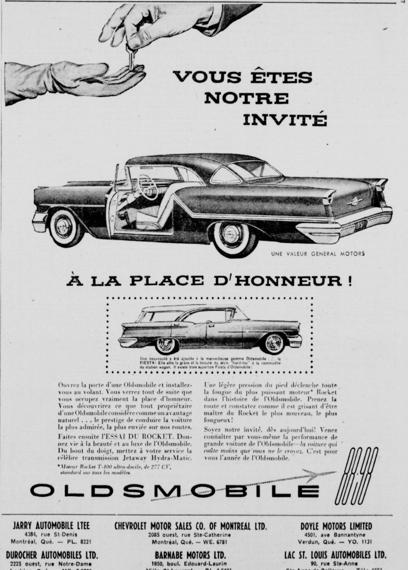 Vieilles publicitée GM au Québec - Page 3 1957_o10