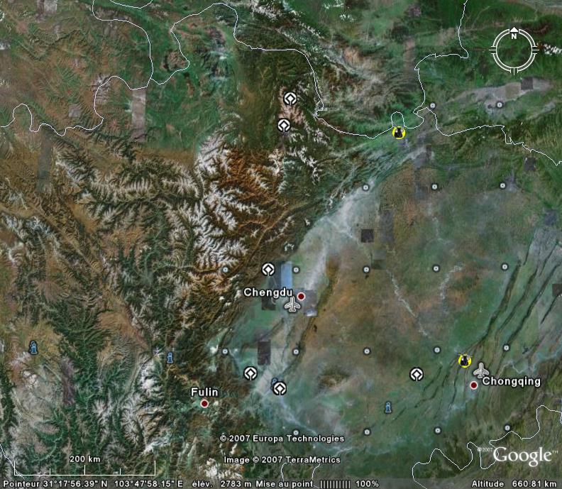 [Résolu] Bug graphique dans Google Earth : un Trou noir en Chine ! Chengd10
