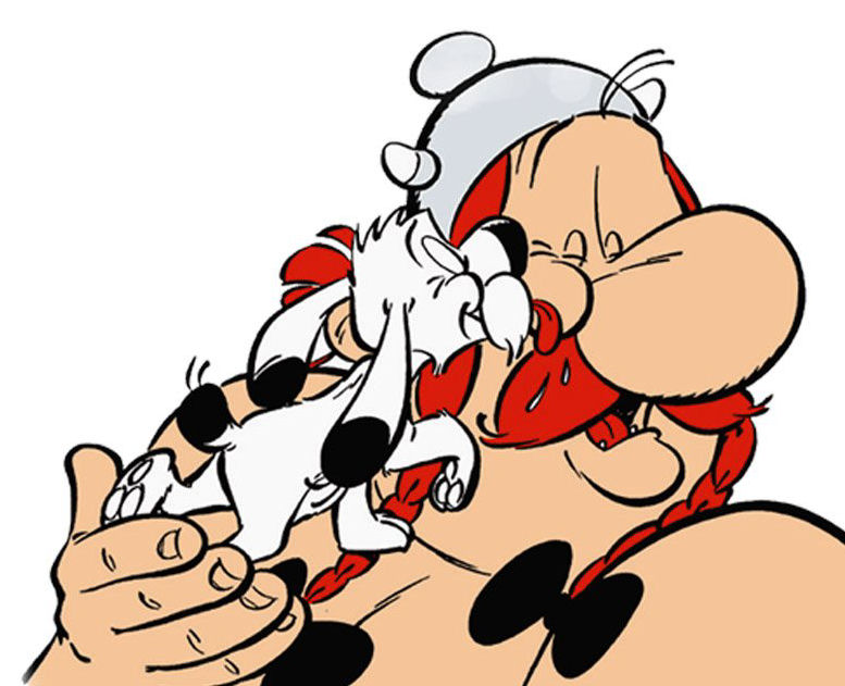 Prsentation d'Asterix et Obelix Sous surveillance parent Obelix10