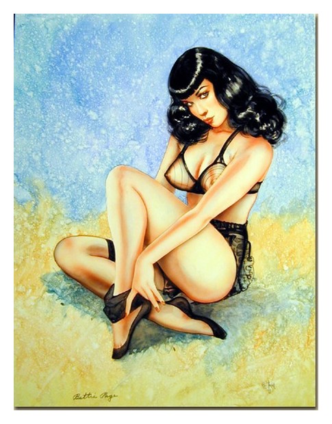 Pin-up & Nose art Pinup012