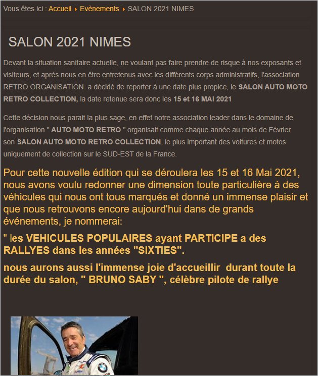 Salon Epoqu’Auto de Lyon les 8, 9 et 10 /11/2019 Image111
