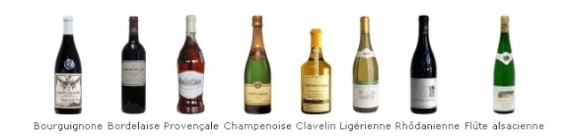 formes et capacites des bouteilles de vin Vin13