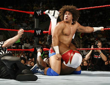 Mick Foley vs. Carlito. Carlit15