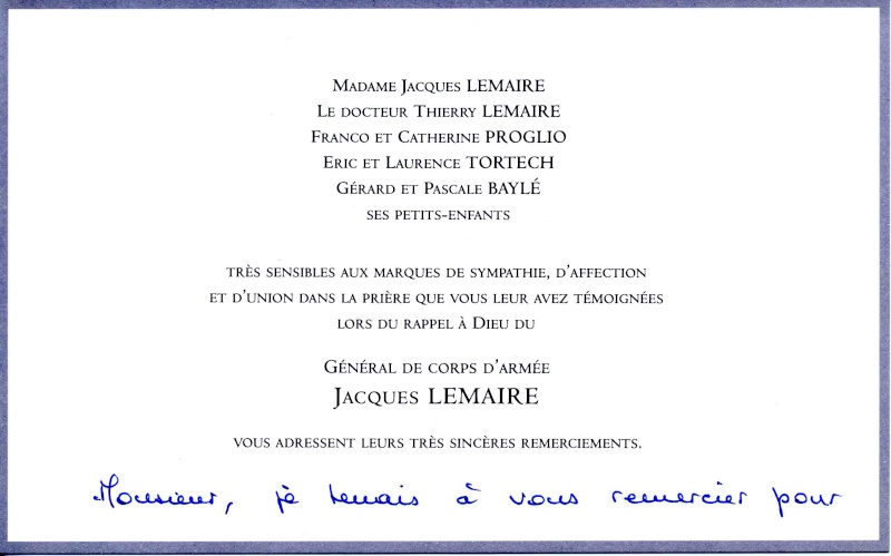 LEMAIRE Jacques général CA 2ème BEP CEC Givet 11e Division de Parachutistes Lemair10