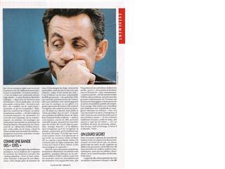 Sarkozy, article de marriane Sarko610