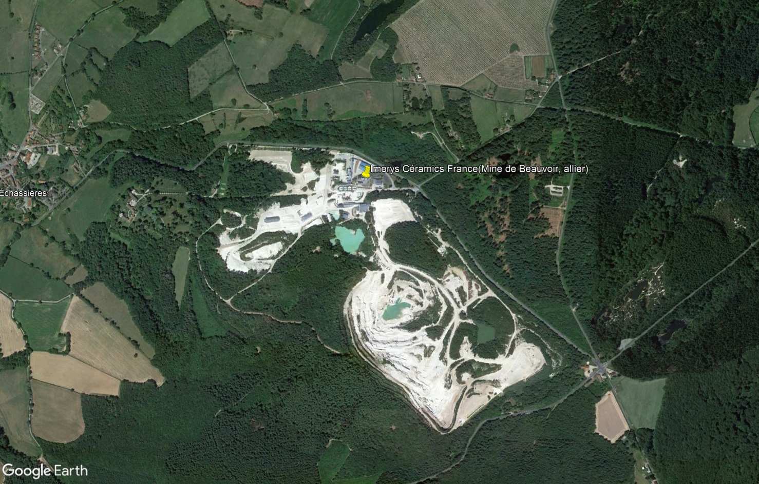 Sites d'extraction de lithium Tsge3836