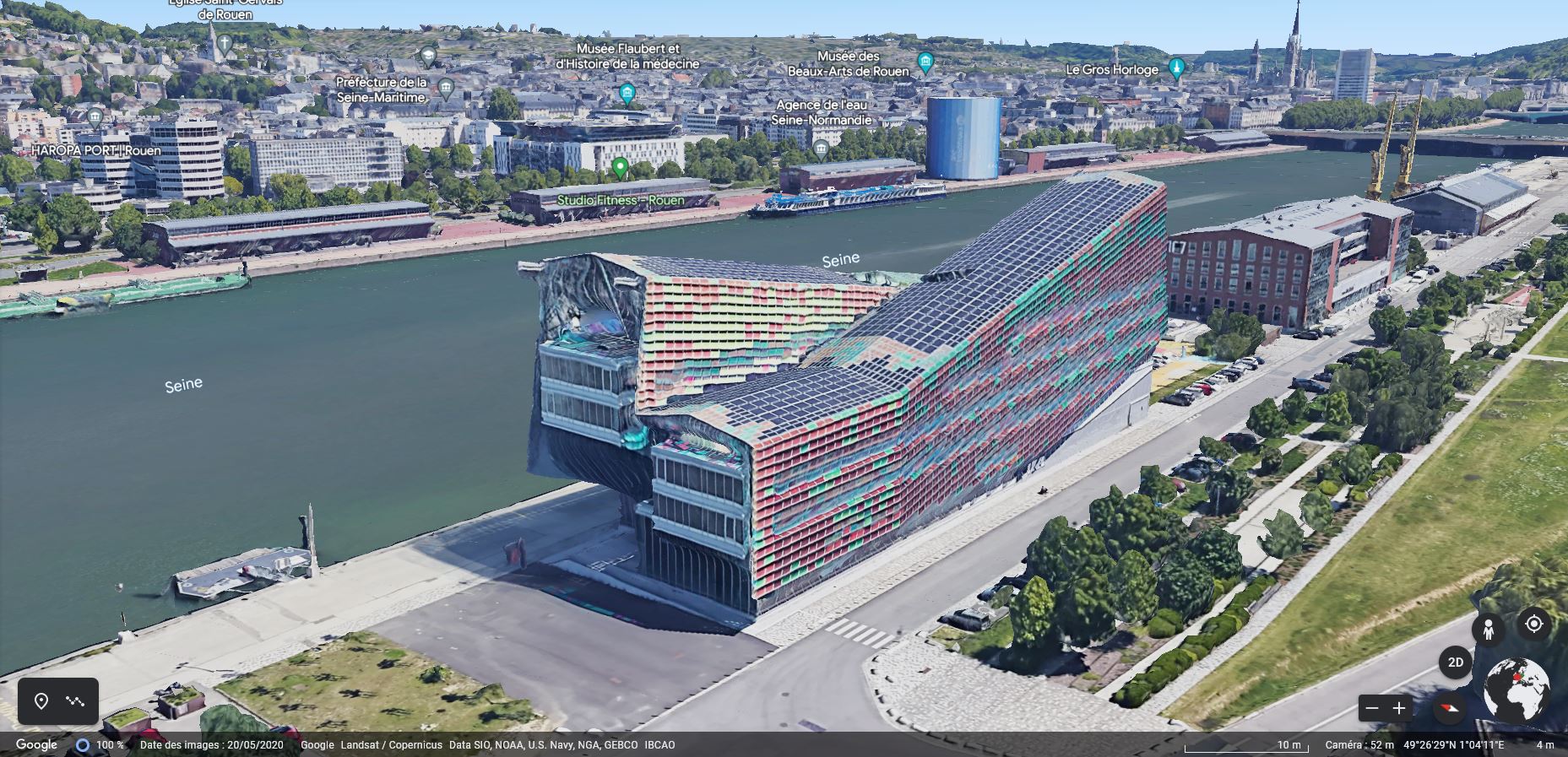 [Désormais visible sur Google Earth] L'immeuble Metropole Rouen-Normandie - Rouen - Seine Maritime - France Tsge4163