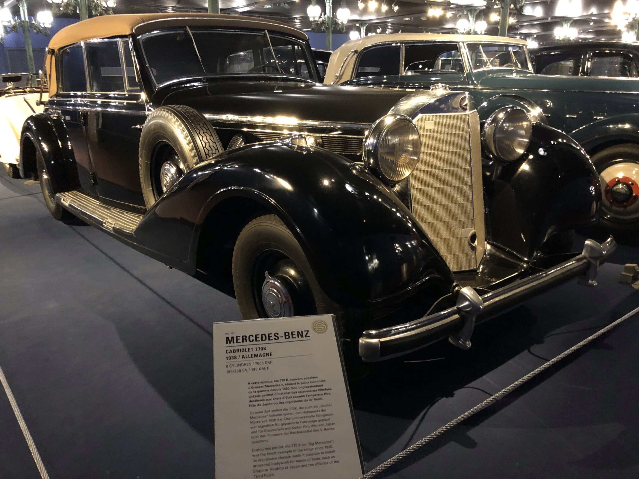 Mulhouse : la Cité de l'automobile, the largest car museum in the world. Tsge_b34
