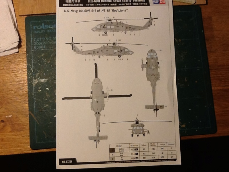 HH-60H rescue hawk 1/72 Hobby Boss Image61