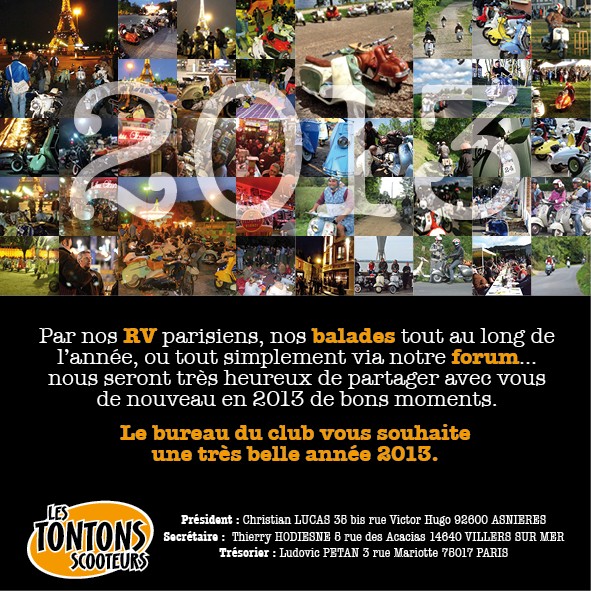 LES TONTONS SCOOTEURS  DE RETOUR...PARIS/NICE 2009 - Page 4 Voeux_10