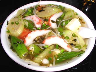 Canh Chua Tôm & Tofu Chay Canhch15