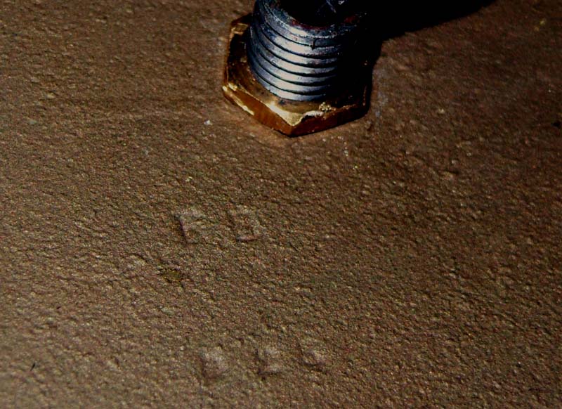 Un pied de lampe en bronze 60/70 314