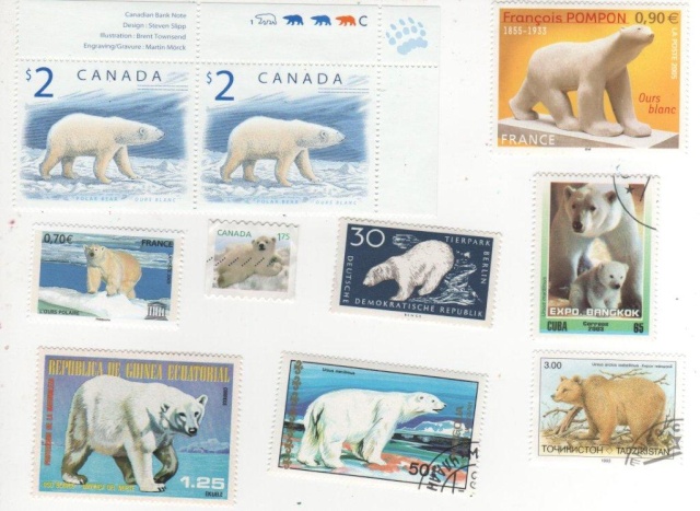 l'OURS dans les timbres 00119