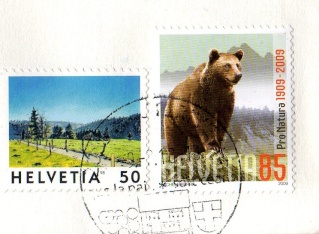 l'OURS dans les timbres A15510