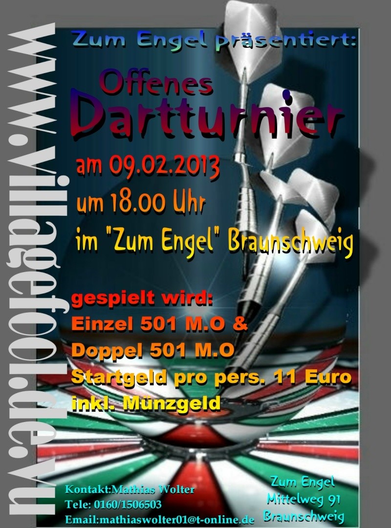 Dartturnier 09.02.2013 Zum Engel Lostpw10