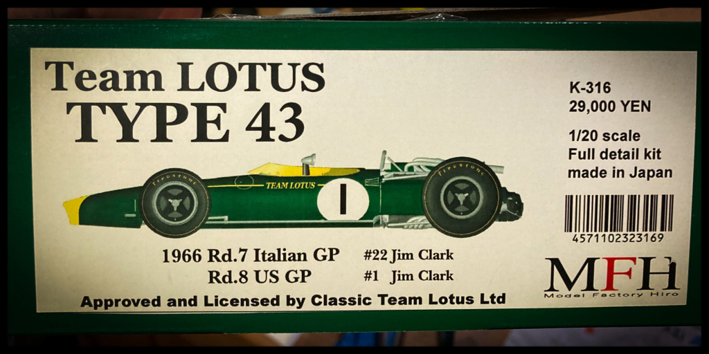 超人気ブティック 43, Type Lotus Jim 1 MFH, Glen. Watkins GP, US 1966 Clark. フォーミュラ