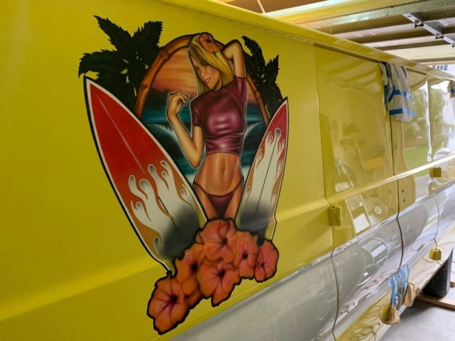 Artwork on my van A310