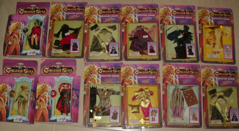 Lotto 12 pezzi Golden Girl Galoob di cui 9 outfit , Rare action figure tipo Masters of The Universe doll anni 80 Prezzo SPEDITO !!! Hpim3114