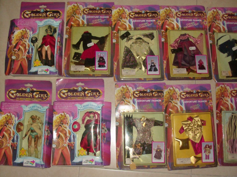 Lotto 12 pezzi Golden Girl Galoob di cui 9 outfit , Rare action figure tipo Masters of The Universe doll anni 80 Prezzo SPEDITO !!! Hpim3115