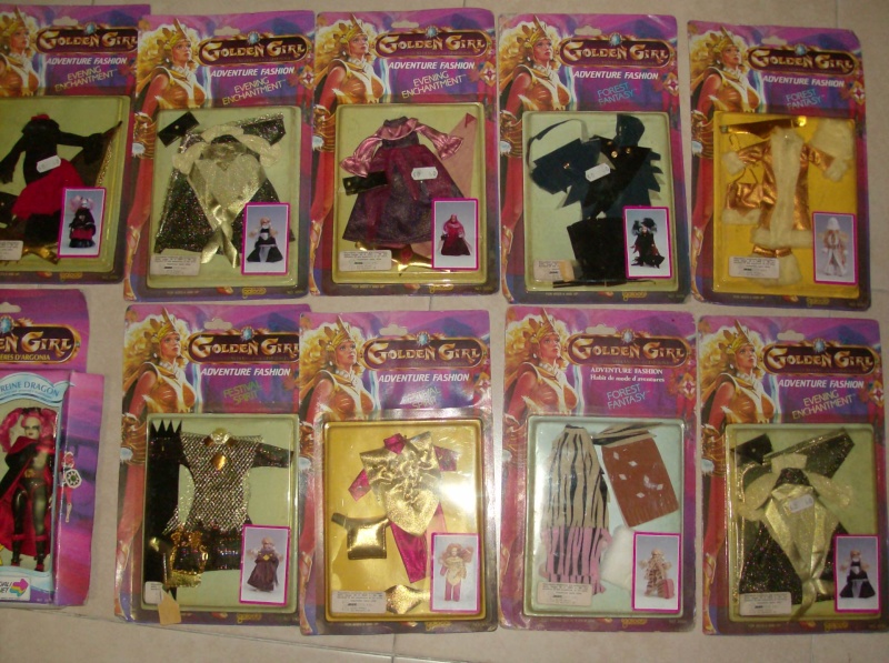 Lotto 12 pezzi Golden Girl Galoob di cui 9 outfit , Rare action figure tipo Masters of The Universe doll anni 80 Prezzo SPEDITO !!! Hpim3116