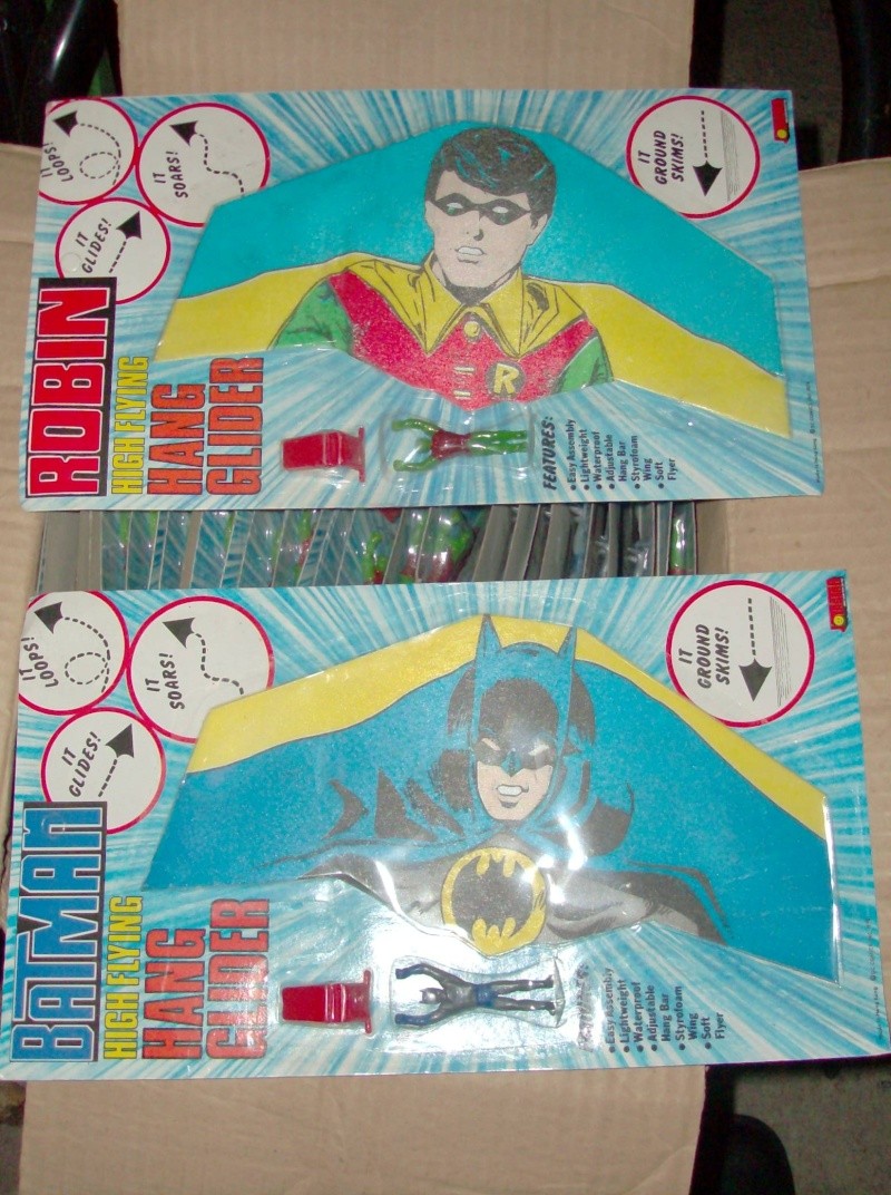 Batman e Robin 1978 action figure anni 70 vintage deltaplano High Flying Hang Glider Hpim3211