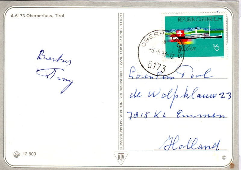 stempel - Sammlung Bedarfsbriefe Österreich ab 1945 - Seite 3 199310