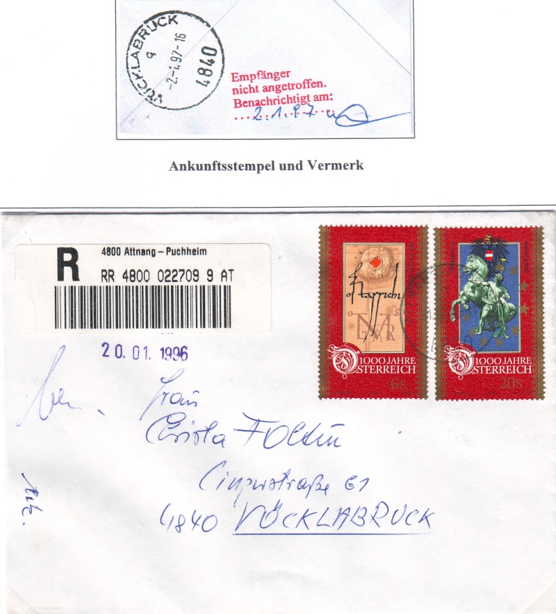 stempel - Sammlung Bedarfsbriefe Österreich ab 1945 - Seite 3 199610