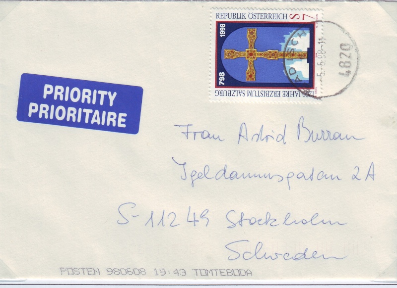 stempel - Sammlung Bedarfsbriefe Österreich ab 1945 - Seite 3 199810