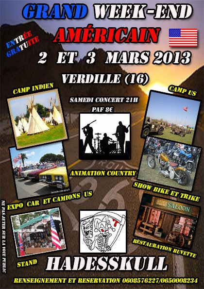 Grand week end Américain le 2 et 3 Mars 2013 à verdille (16) 31129010