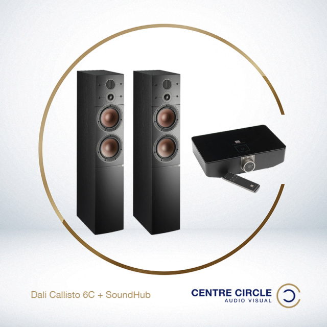 Dali Callisto 6C + Sound Hub (with NPM-1 BluOs streaming card)(demo set) Premiu10