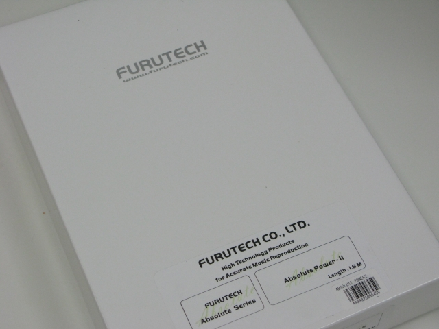 Furutech Absolute Power-ll power cord (New) - SOLD Img_4620