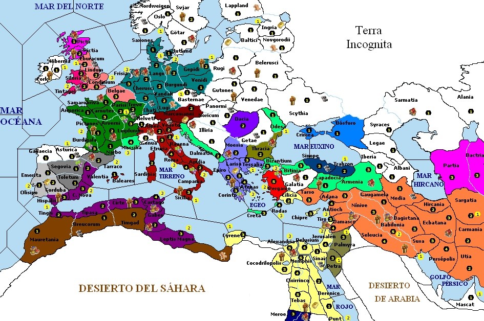 Mapamundi Euro-Mediterráneo Mapa_e10