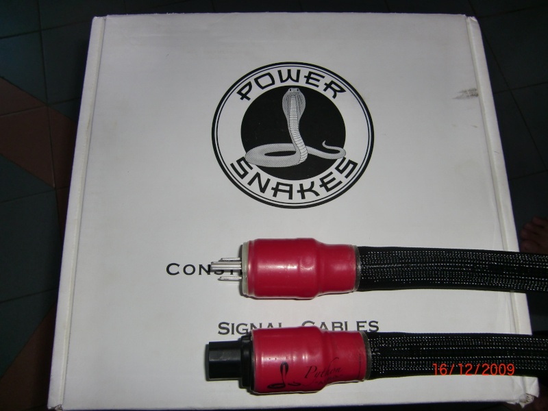 Shunyata Python Alpha power cord (Used) Sold Cimg1710