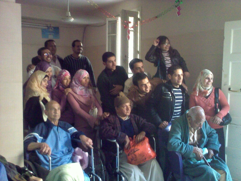 تقرير زيارة دار المسنين فى مصر الجديدة 20091217
