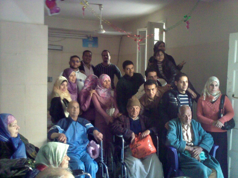 تقرير زيارة دار المسنين فى مصر الجديدة 20091218
