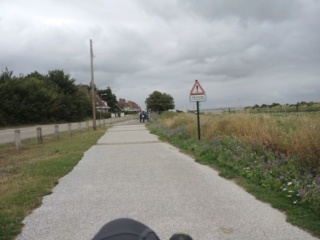 Test du "fat trike" en baie de Somme Tempo410