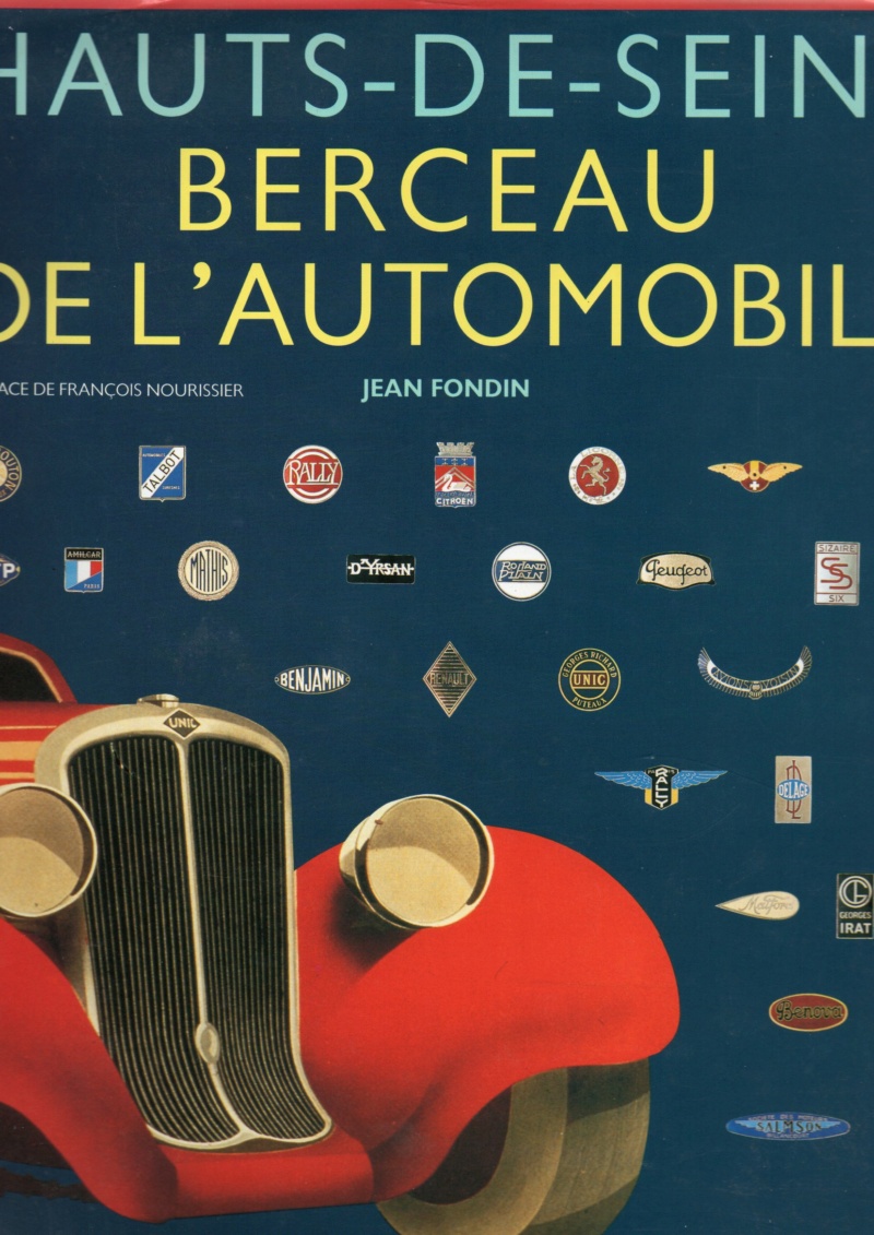 Livre " Haut de Seine - berceau de l' Automobile" ETAI de Jean Fondain Img20132