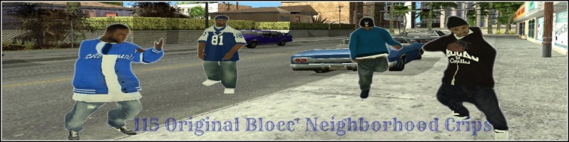 [Pack Skin] 115 οriginal Blocc' Neighborhood Crips  Di-64410
