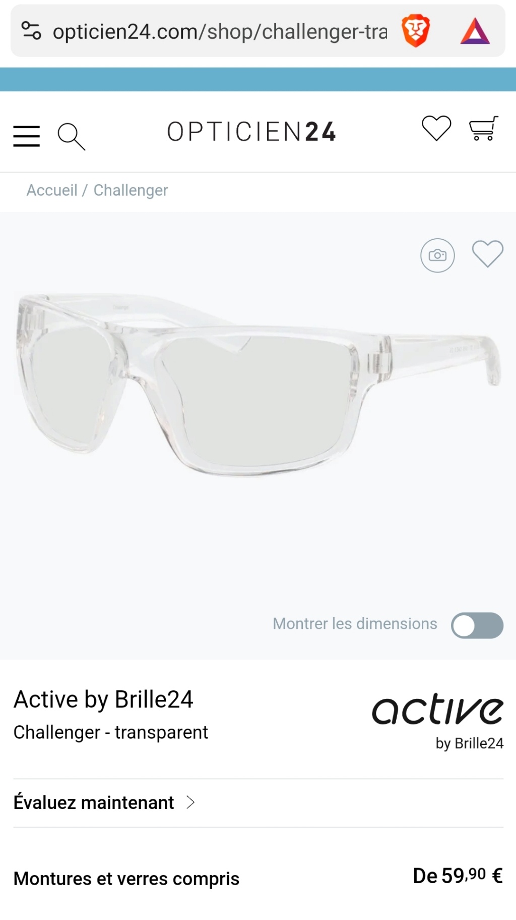 Lunettes de protection avec verres correcteurs Screen26