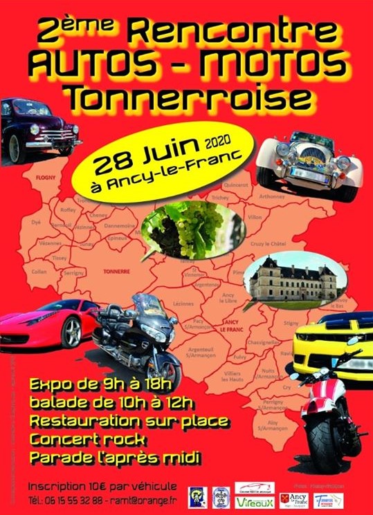  2ème Rencontre Auto-Moto Tonnerroise 2020. 81309311