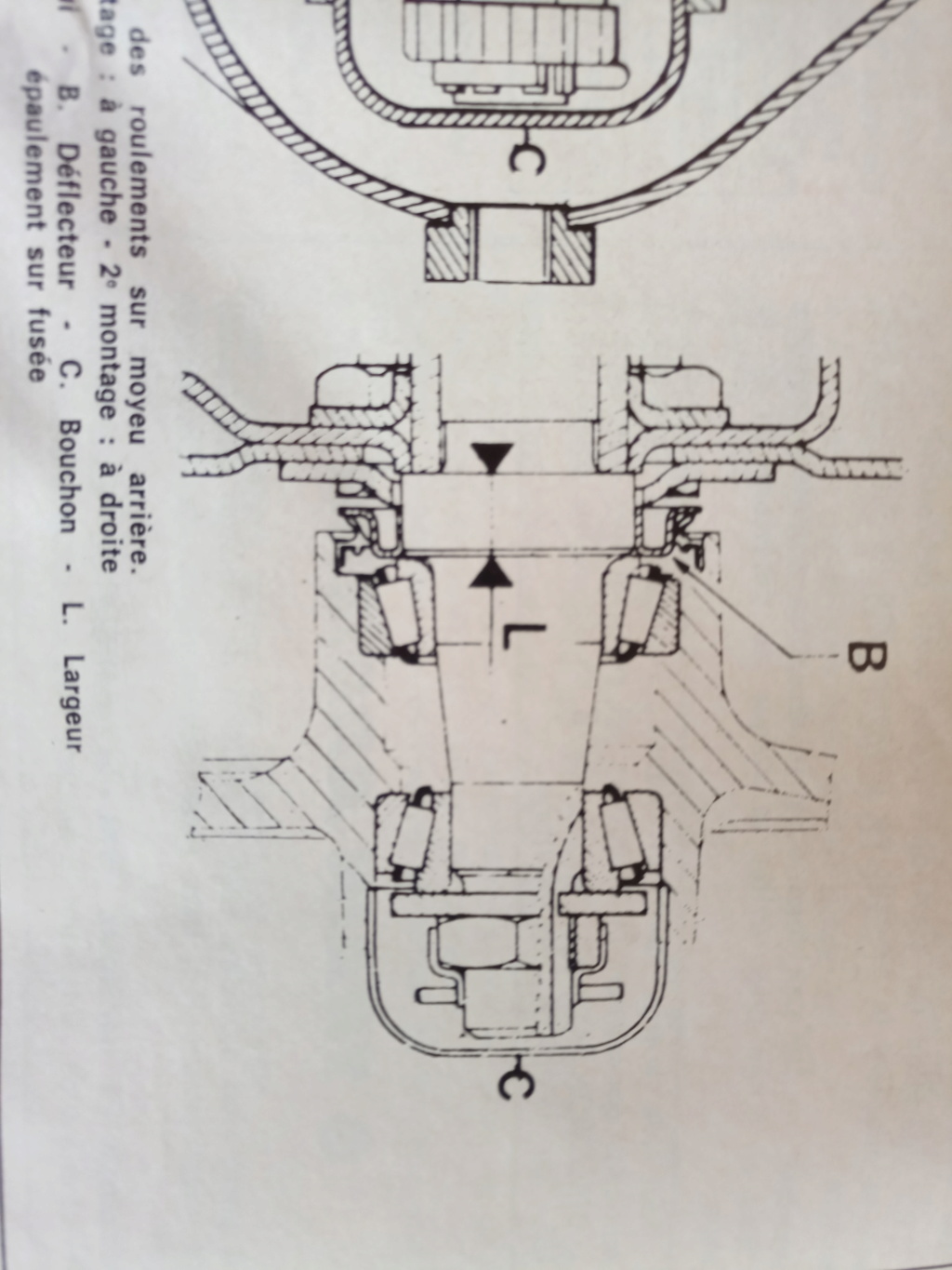 Recherche référence et pièce entre roulement et fusé arrière Img_1067
