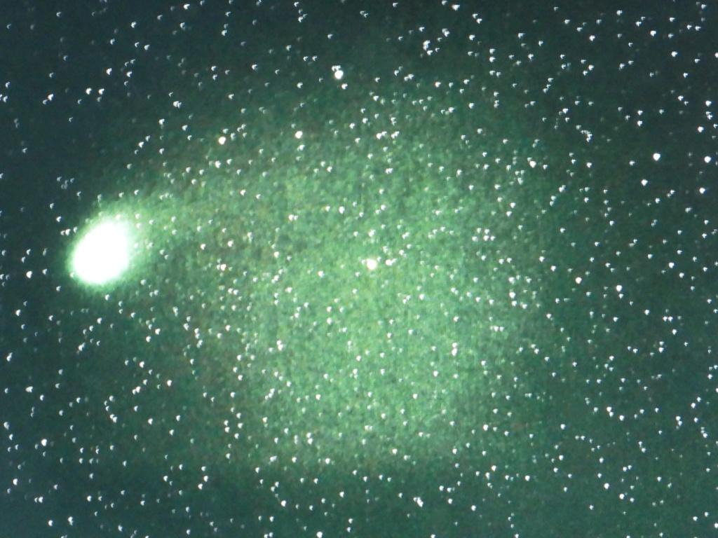 Green comet heading our way. Rscn5312