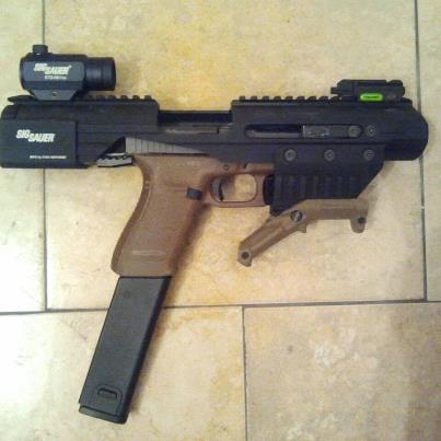 Glock 21 45 ACP (Adaptive Carbine Platform) aka 45acp PDW Fde_gl12
